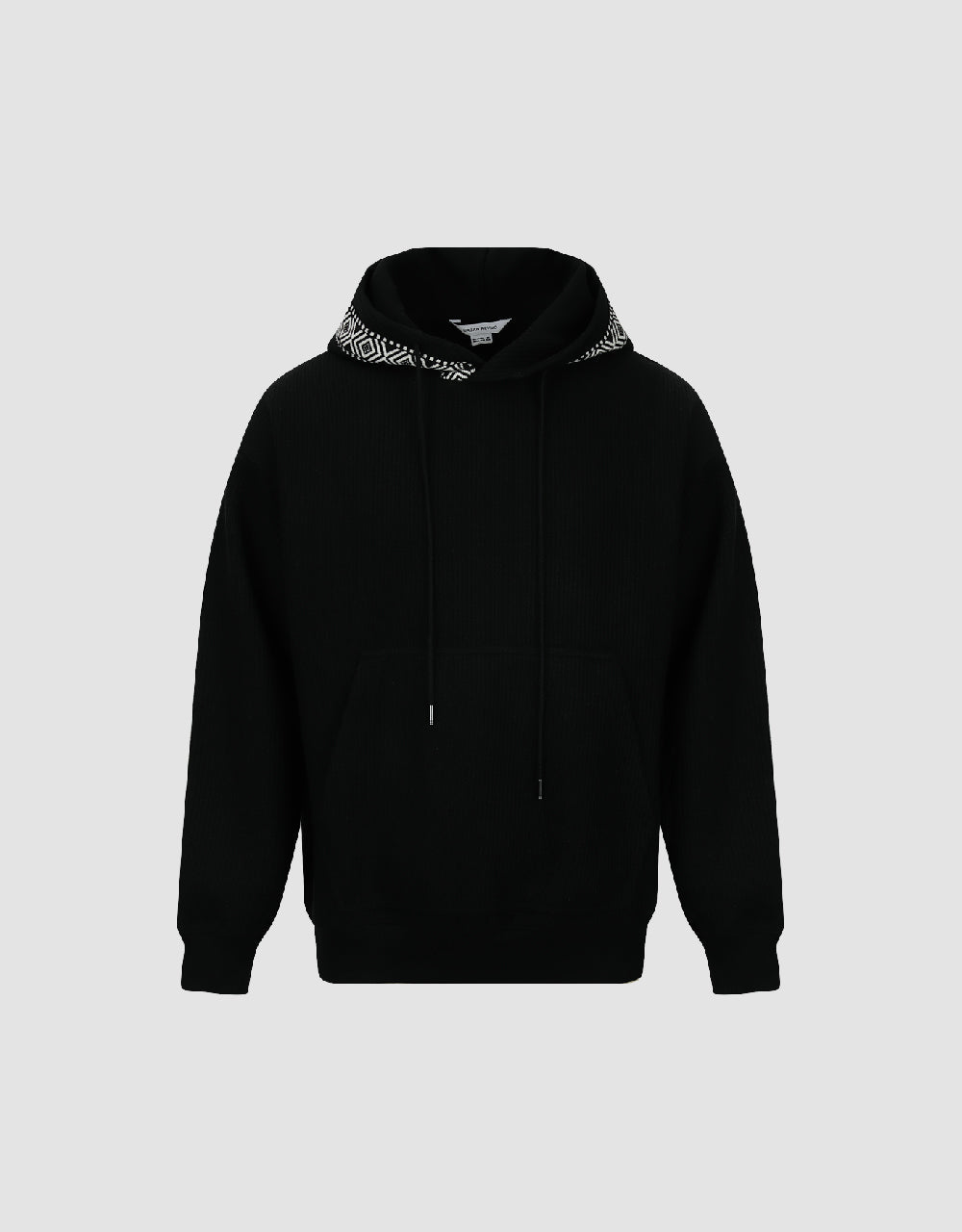 Drop Shoulder Sleeve Hooded Sweatshirt