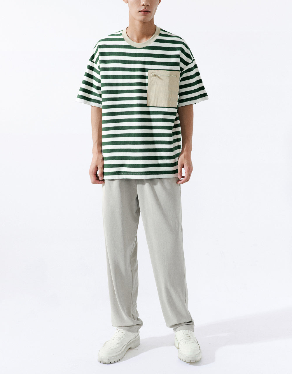 Striped Straight T-Shirt