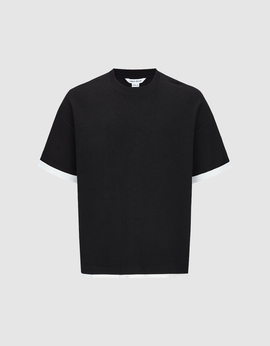 Crew Neck Straight T-Shirt