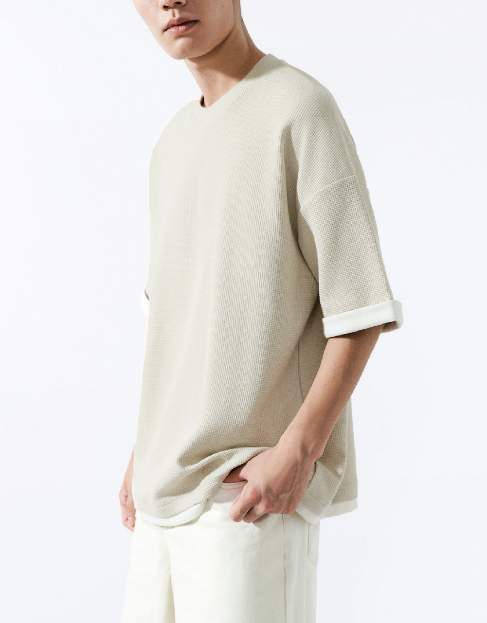 Crew Neck Straight T-Shirt