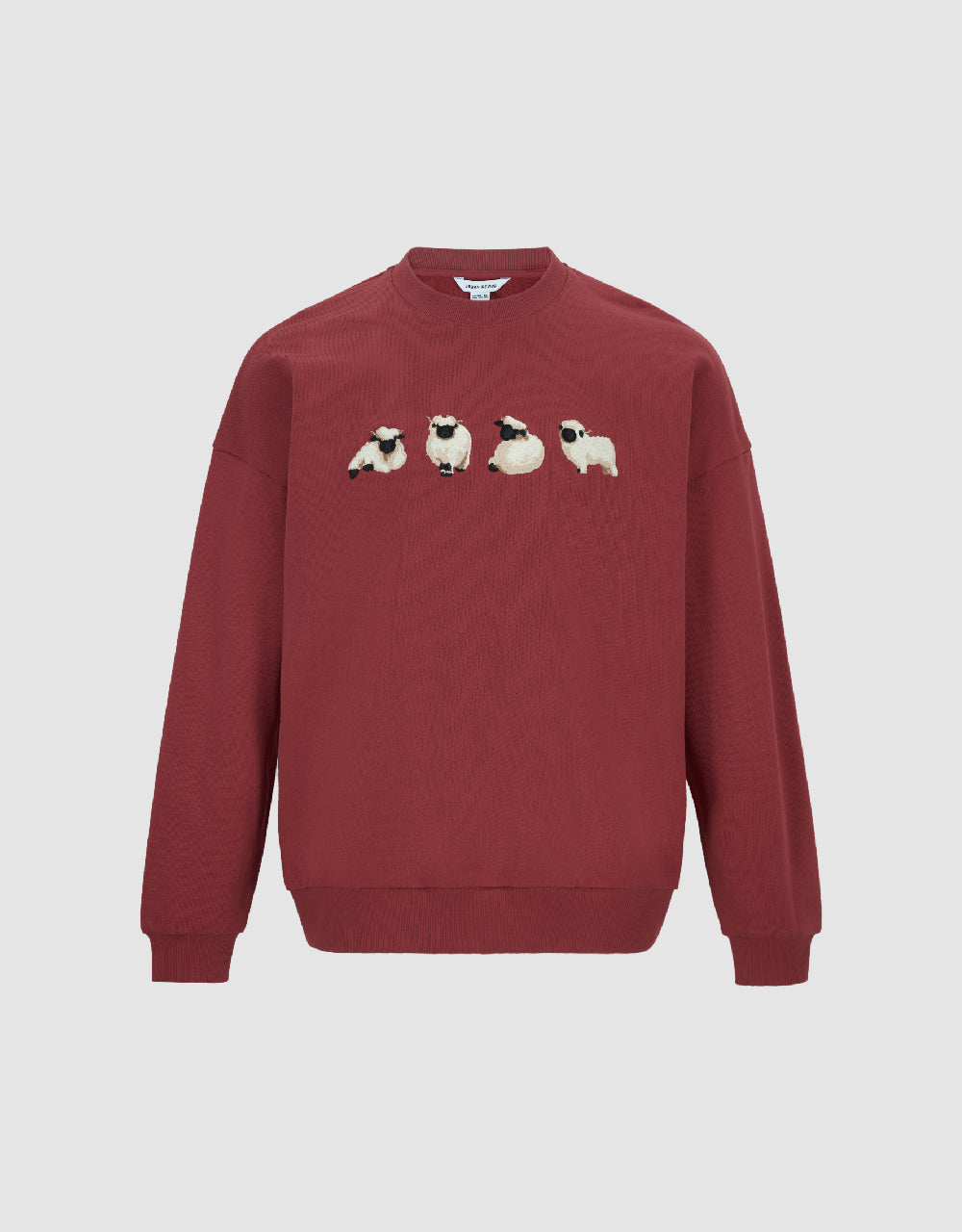 Animals Printed Crew Neck Sweatshirt