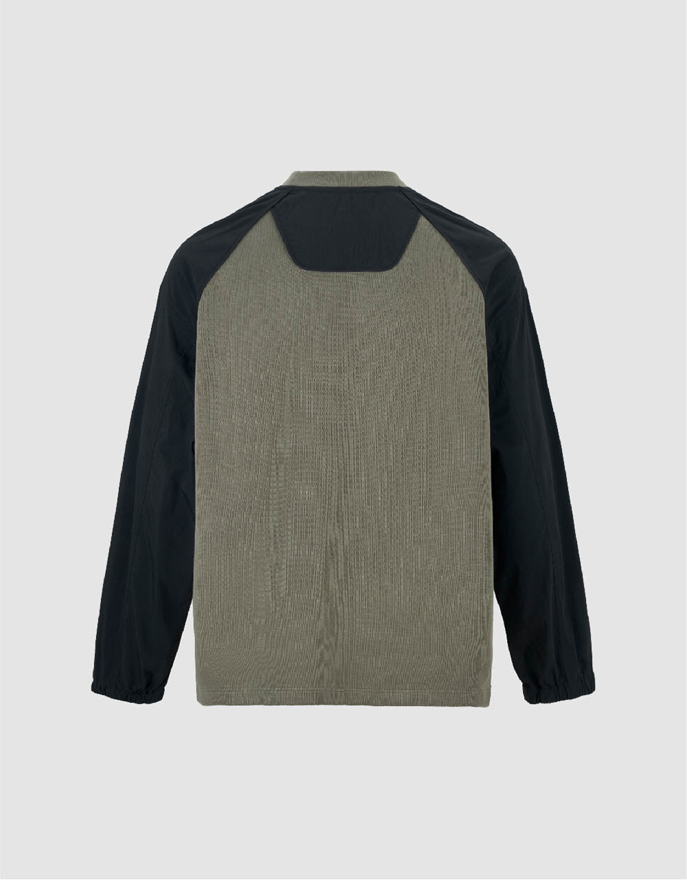 Two Toned Crew Neck Knitted T-Shirt