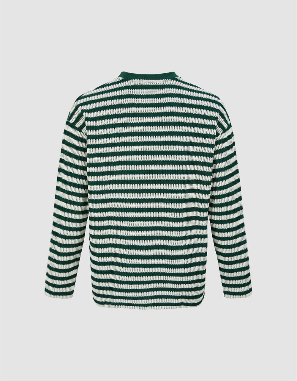 Striped Sleeve Crew Neck T-Shirt