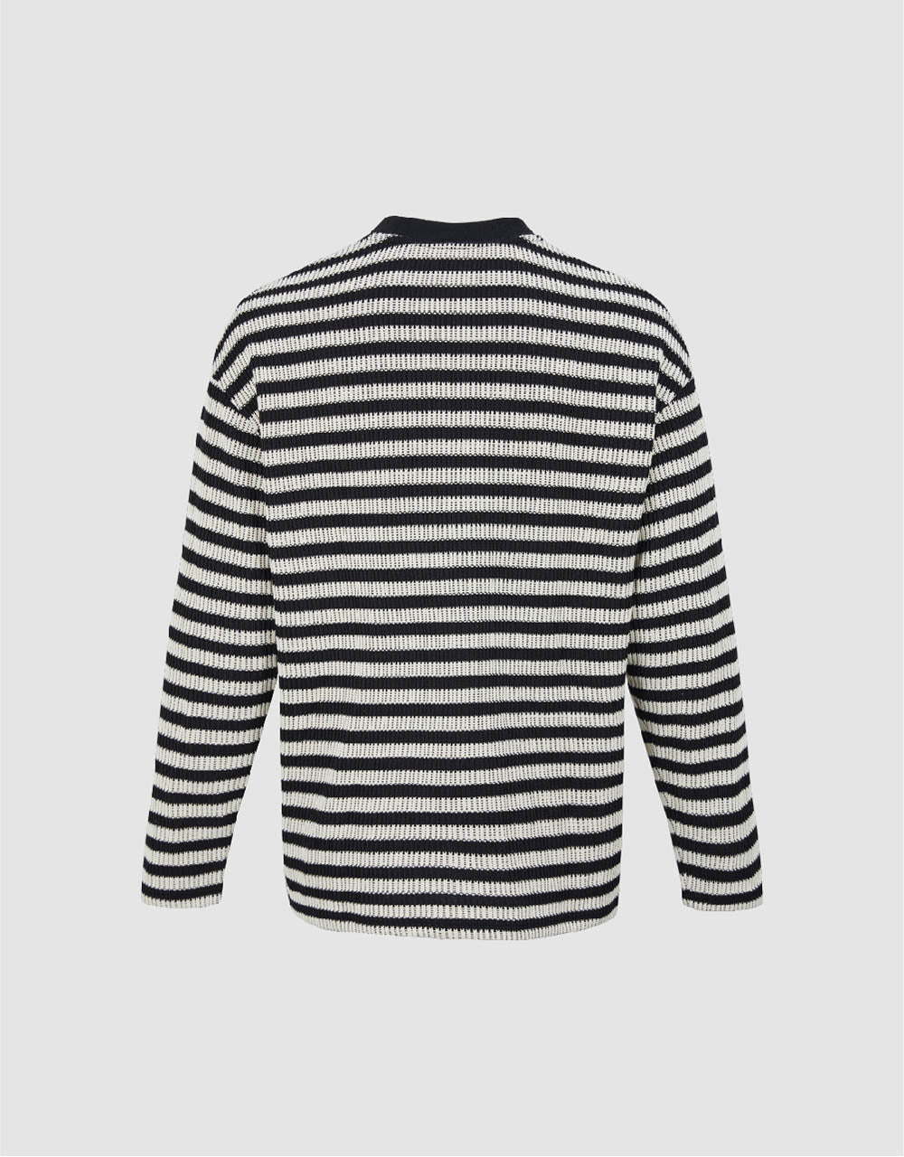 Striped Sleeve Crew Neck T-Shirt