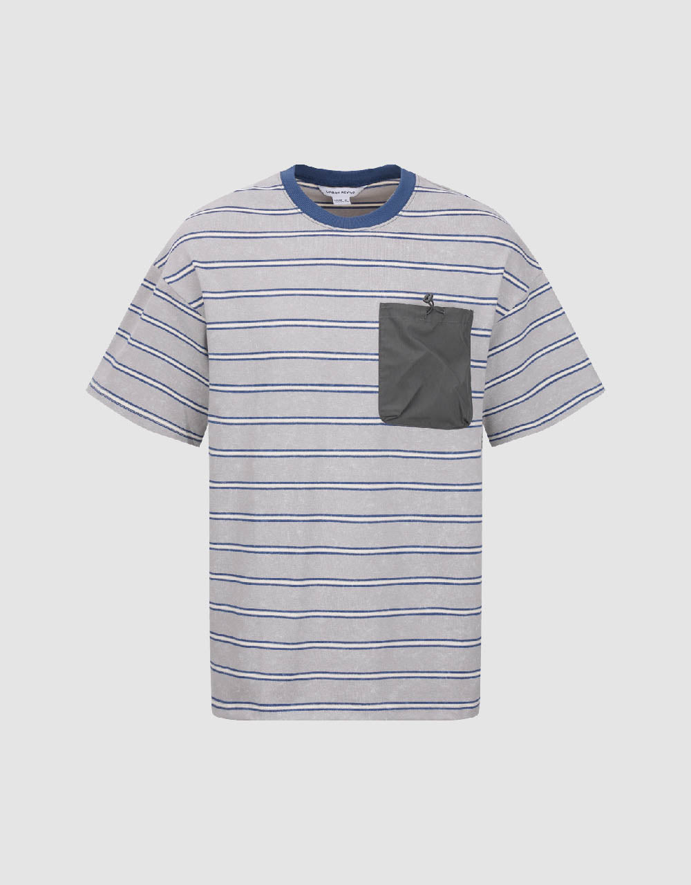 Striped Crew Neck Loose T-Shirt