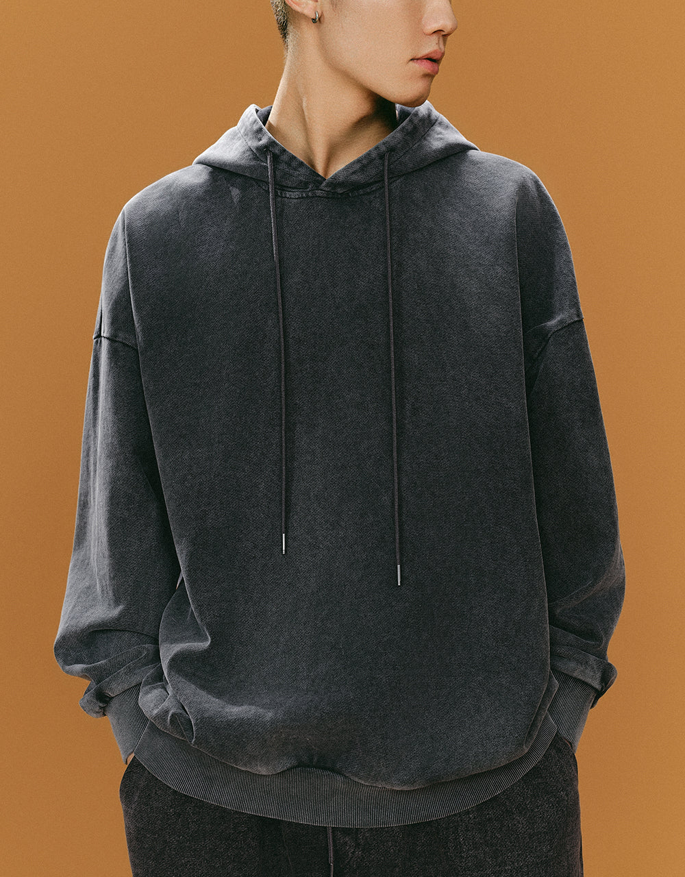 Straight Hooded Sweatshirt