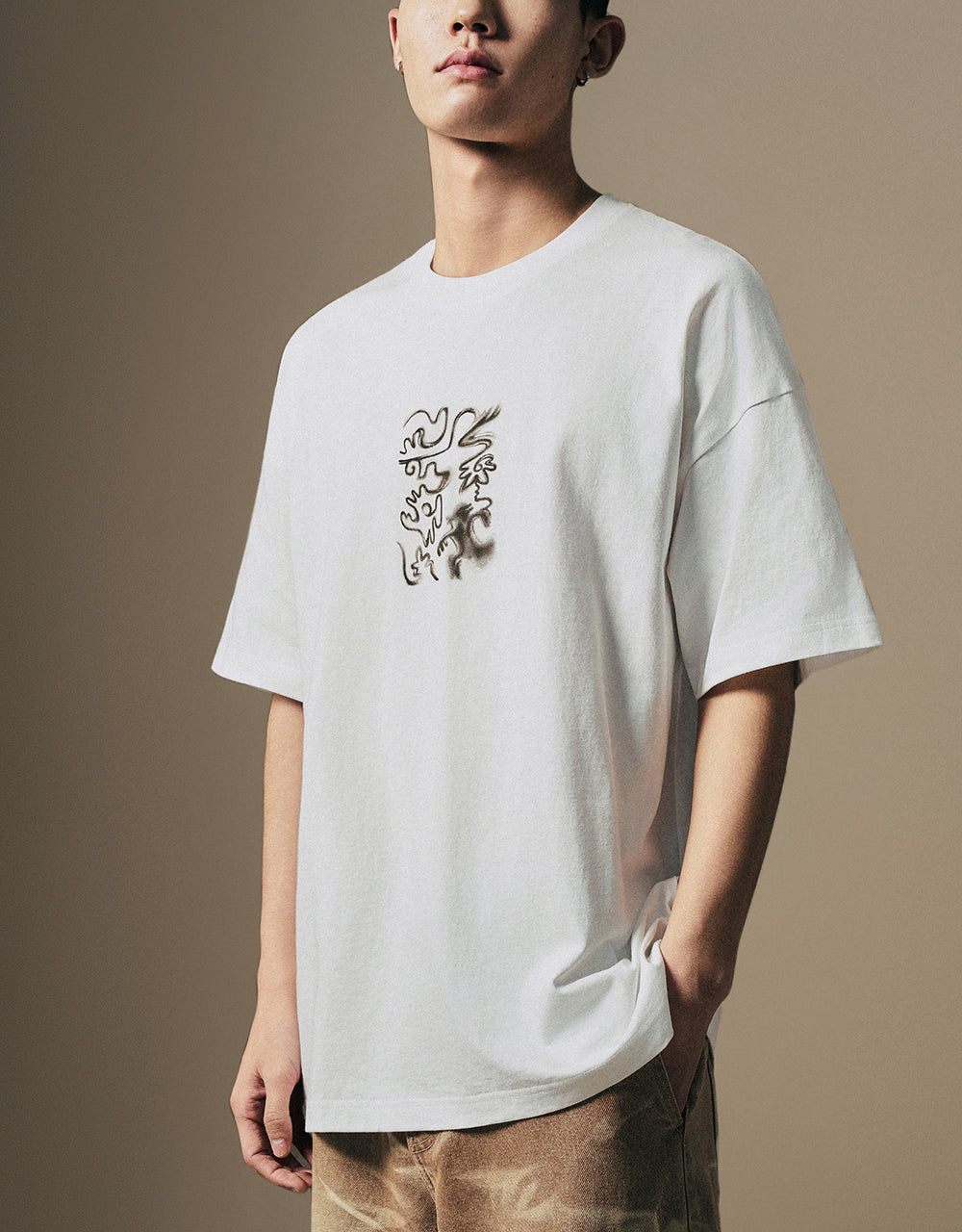 Printed Crew Neck T-Shirt