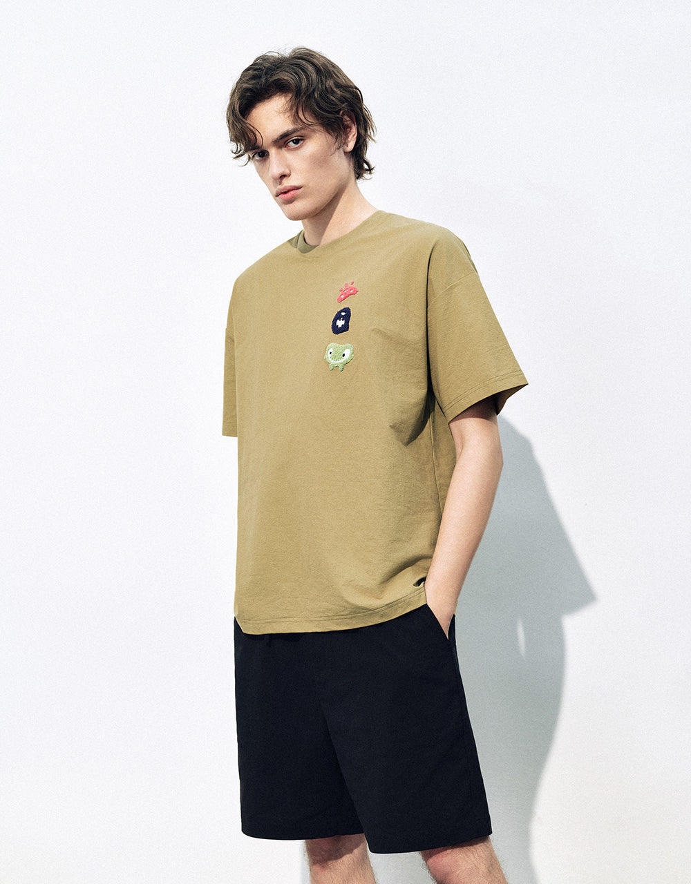 Crew Neck Straight T-Shirt