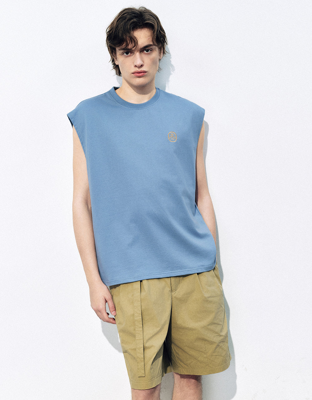 Crew Neck Loose Tank Top