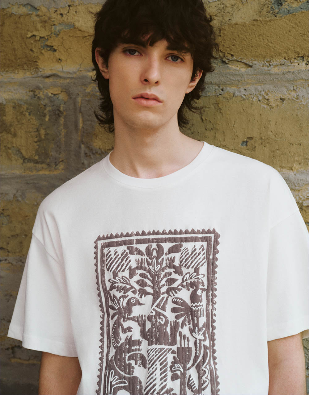 Printed Crew Neck T-Shirt