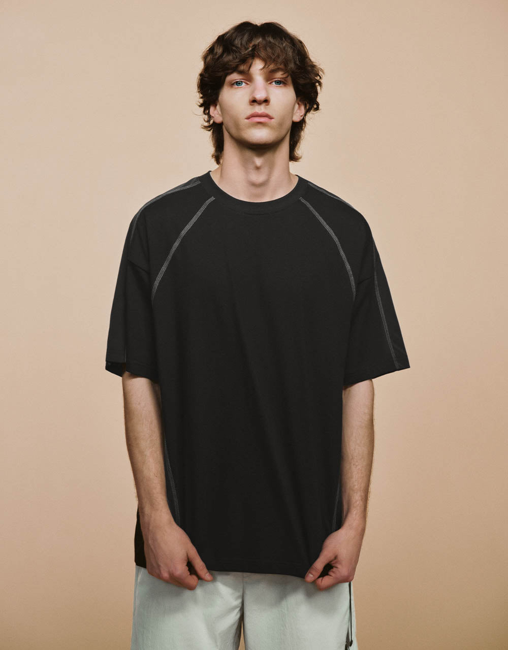 Crew Neck Straight T-Shirt