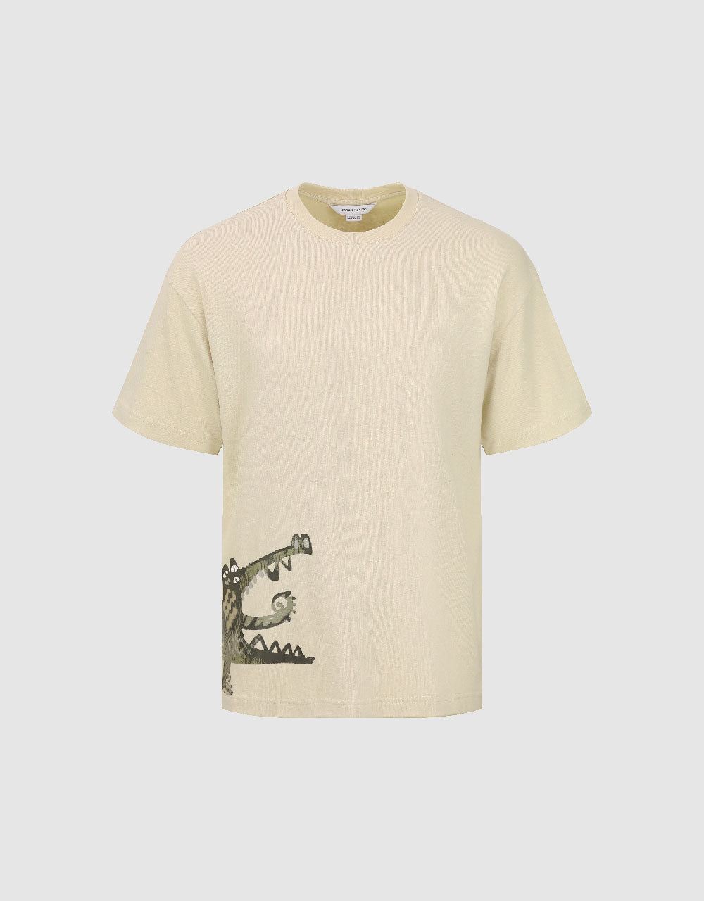 Printed Crew Neck Loose T-Shirt