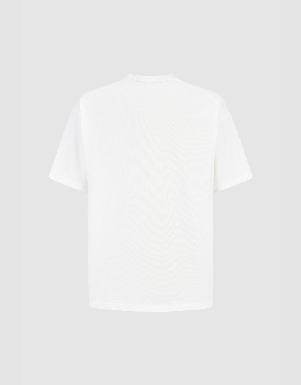 Embossed Crew Neck A-Line T-Shirt