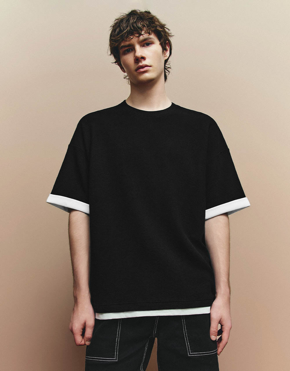 Crew Neck Straight T-Shirt