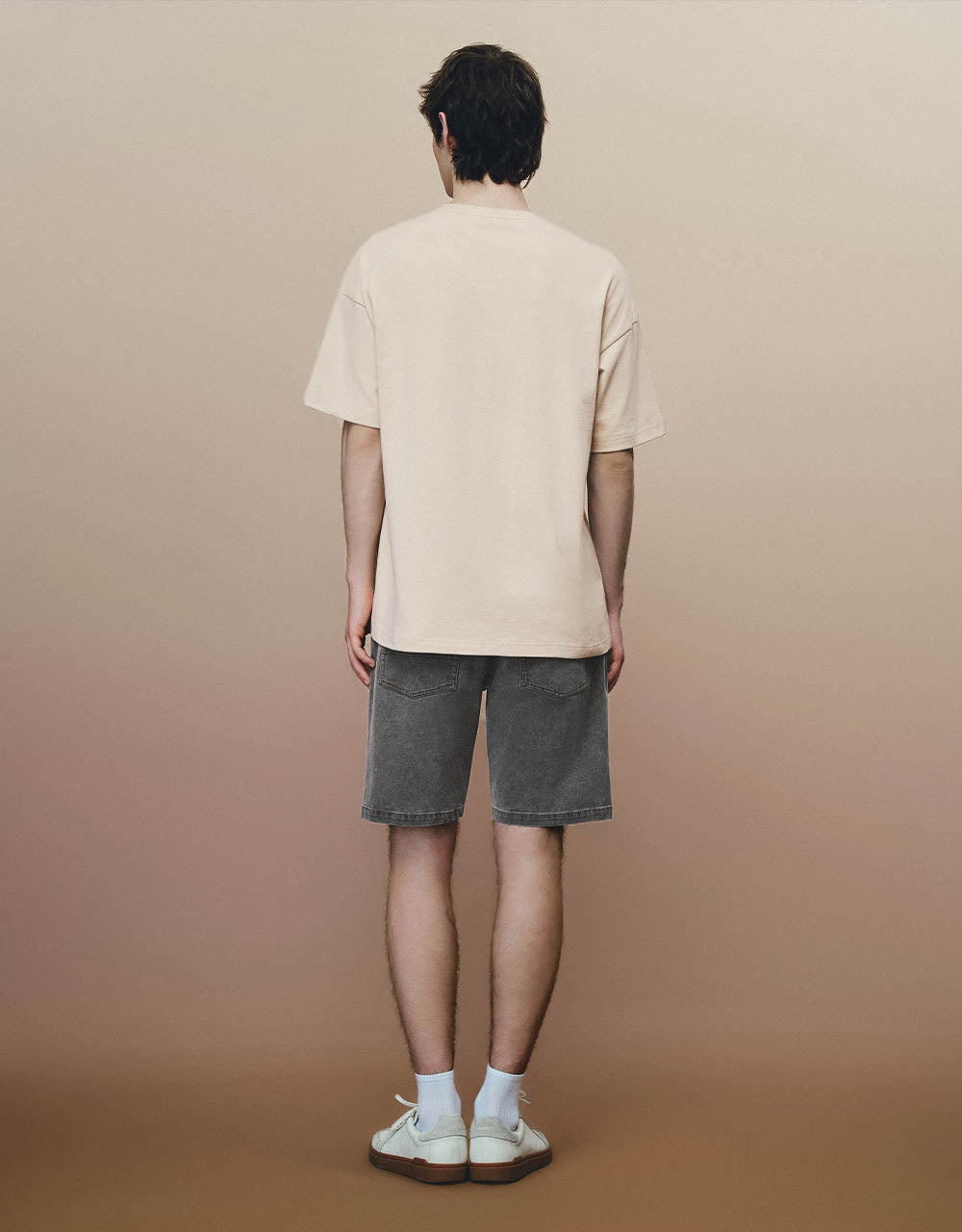 Crew Neck Loose Straight T-Shirt