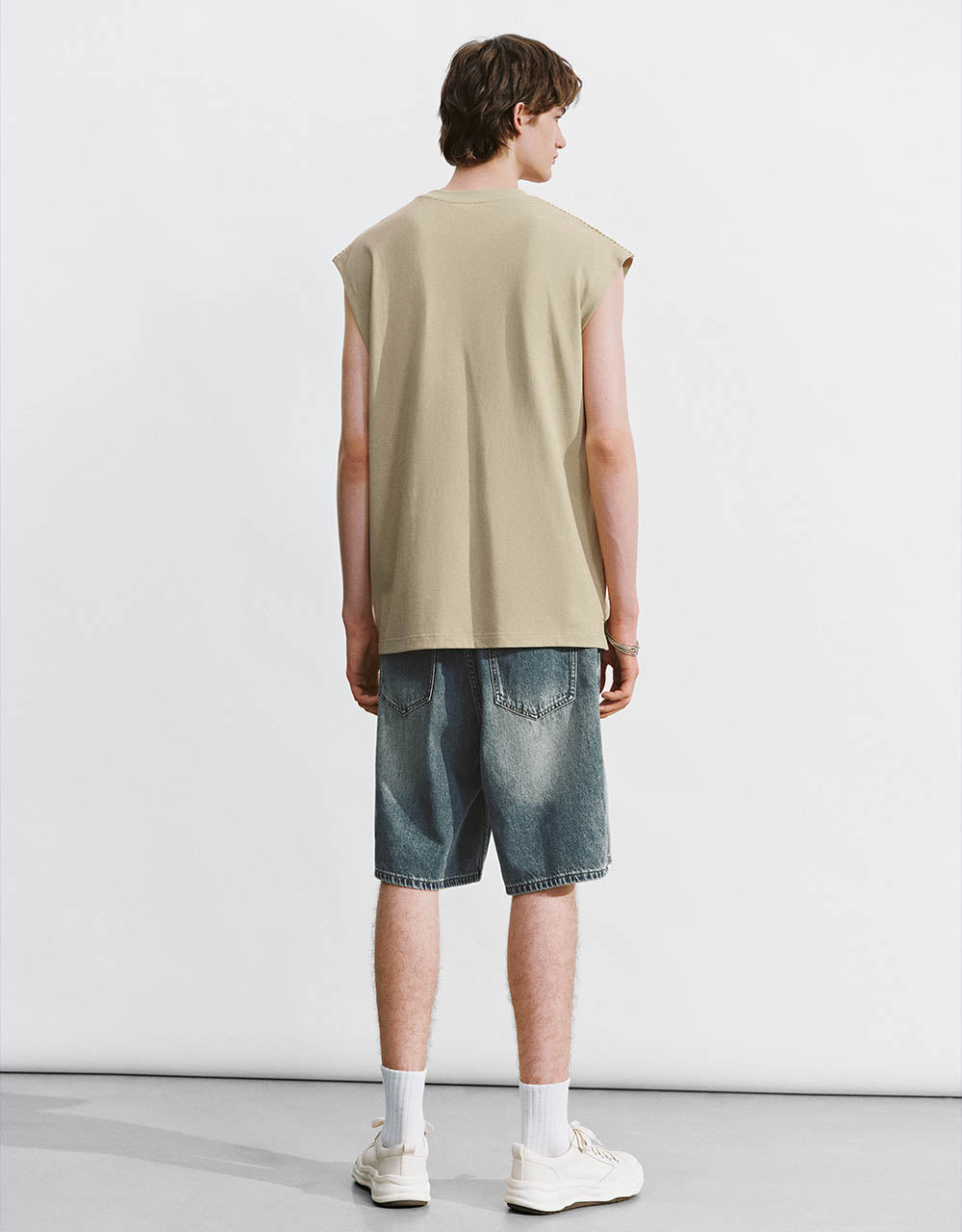 Crew Neck Loose Tank Top