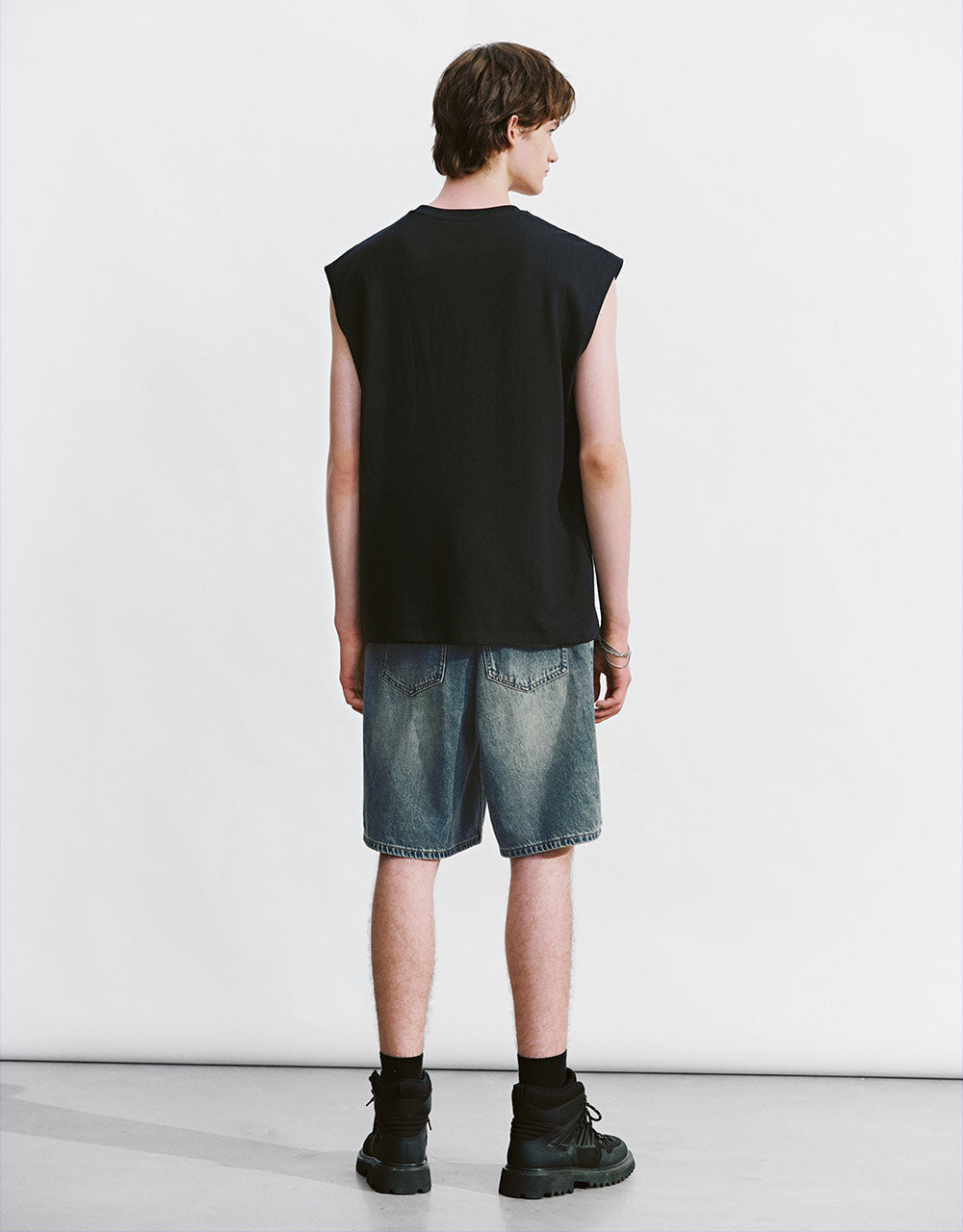 Crew Neck Loose Tank Top