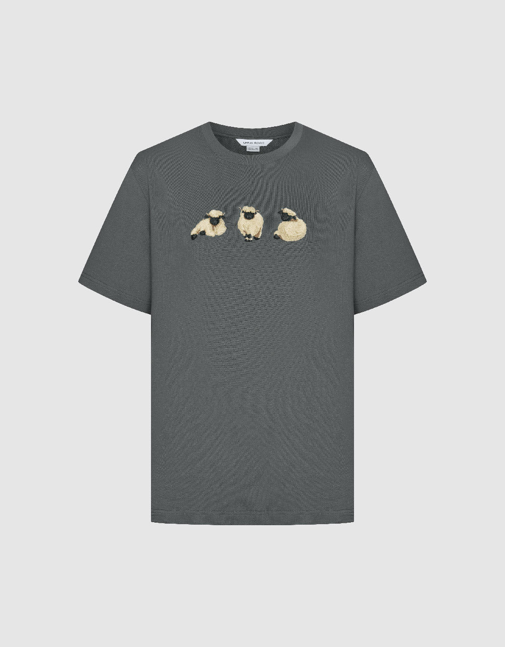 Animals Embossed Crew Neck T-Shirt