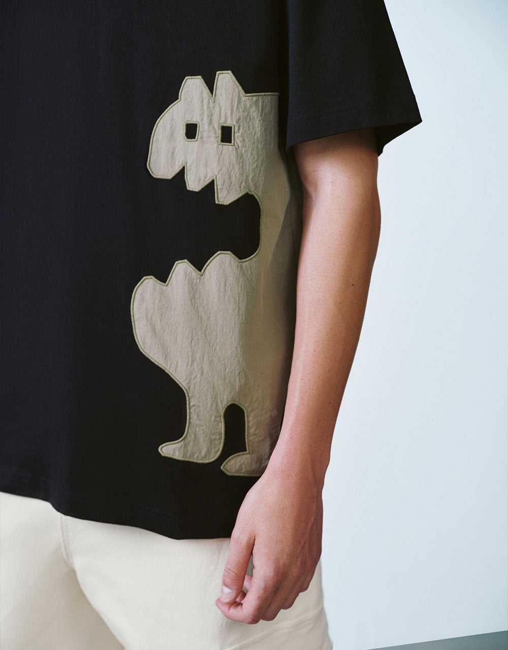 Printed Crew Neck Loose T-Shirt