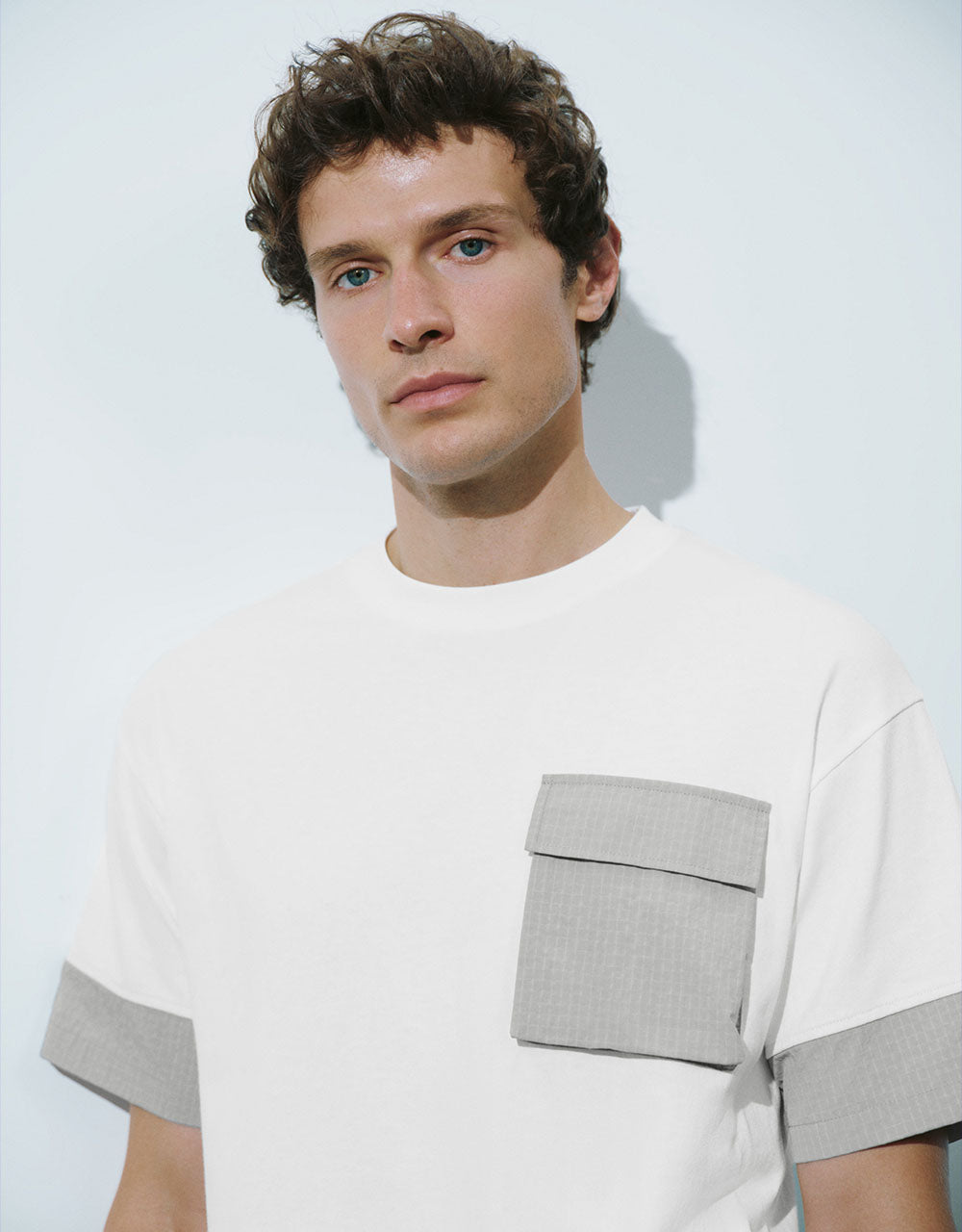 Crew Neck Knitted T-Shirt