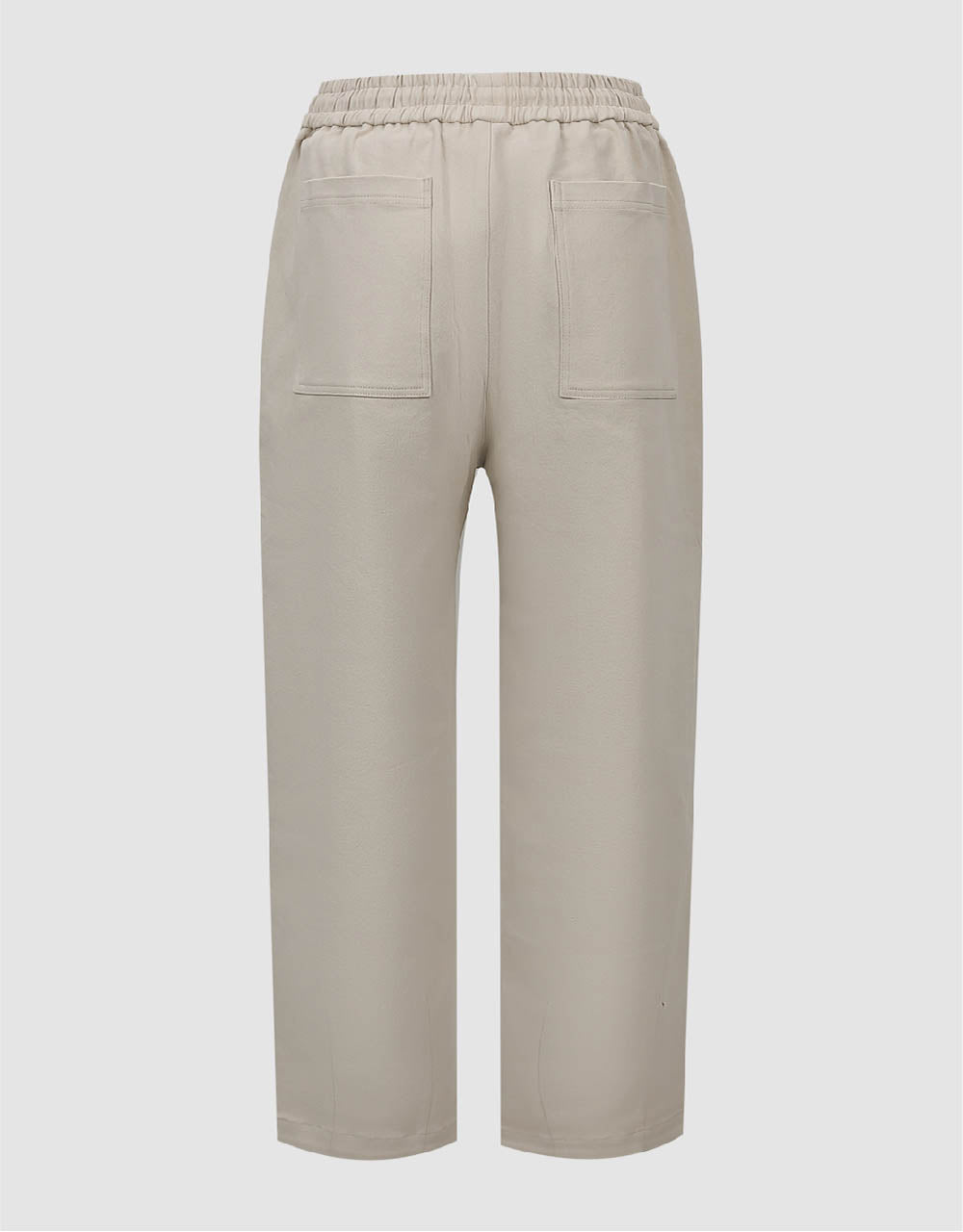 Drawstring Waist Straight Pants