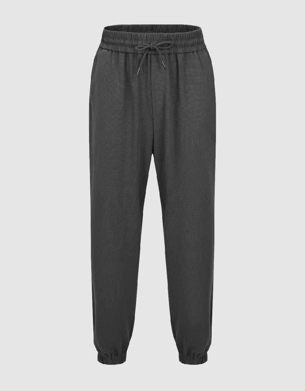 Elastic Waist Knitted Jogger Pants