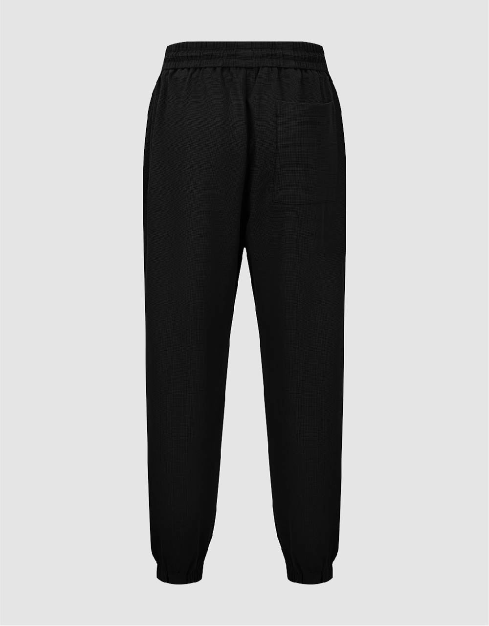 Elastic Waist Knitted Jogger Pants