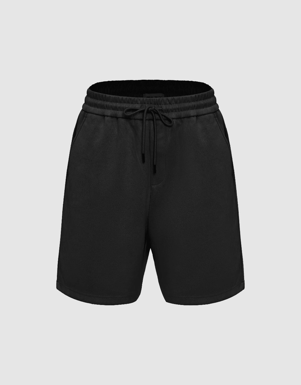 Drawstring Waist Knitted Shorts