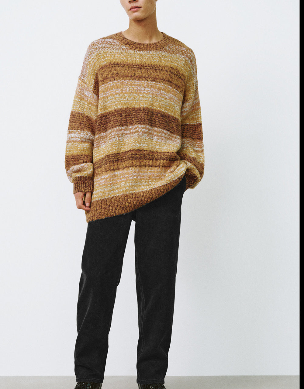 Striped Crew Neck Sweater