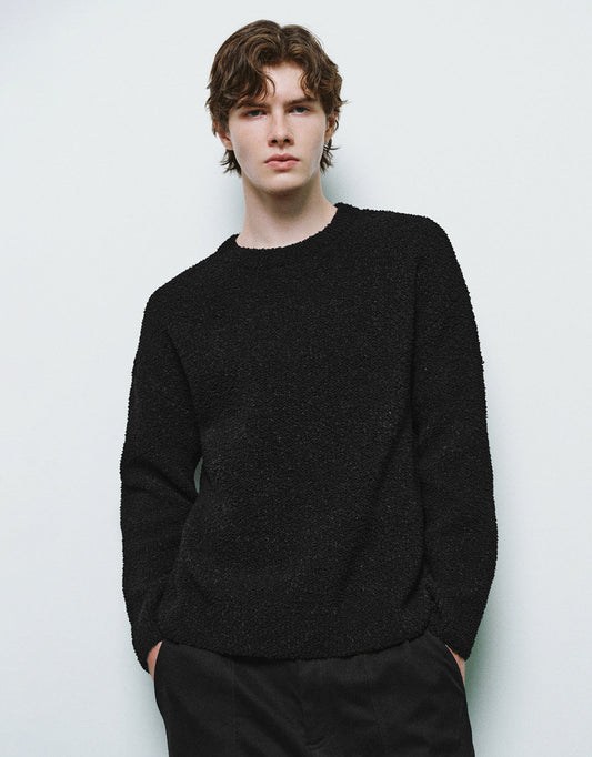 Crew Neck Knitted T-Shirt