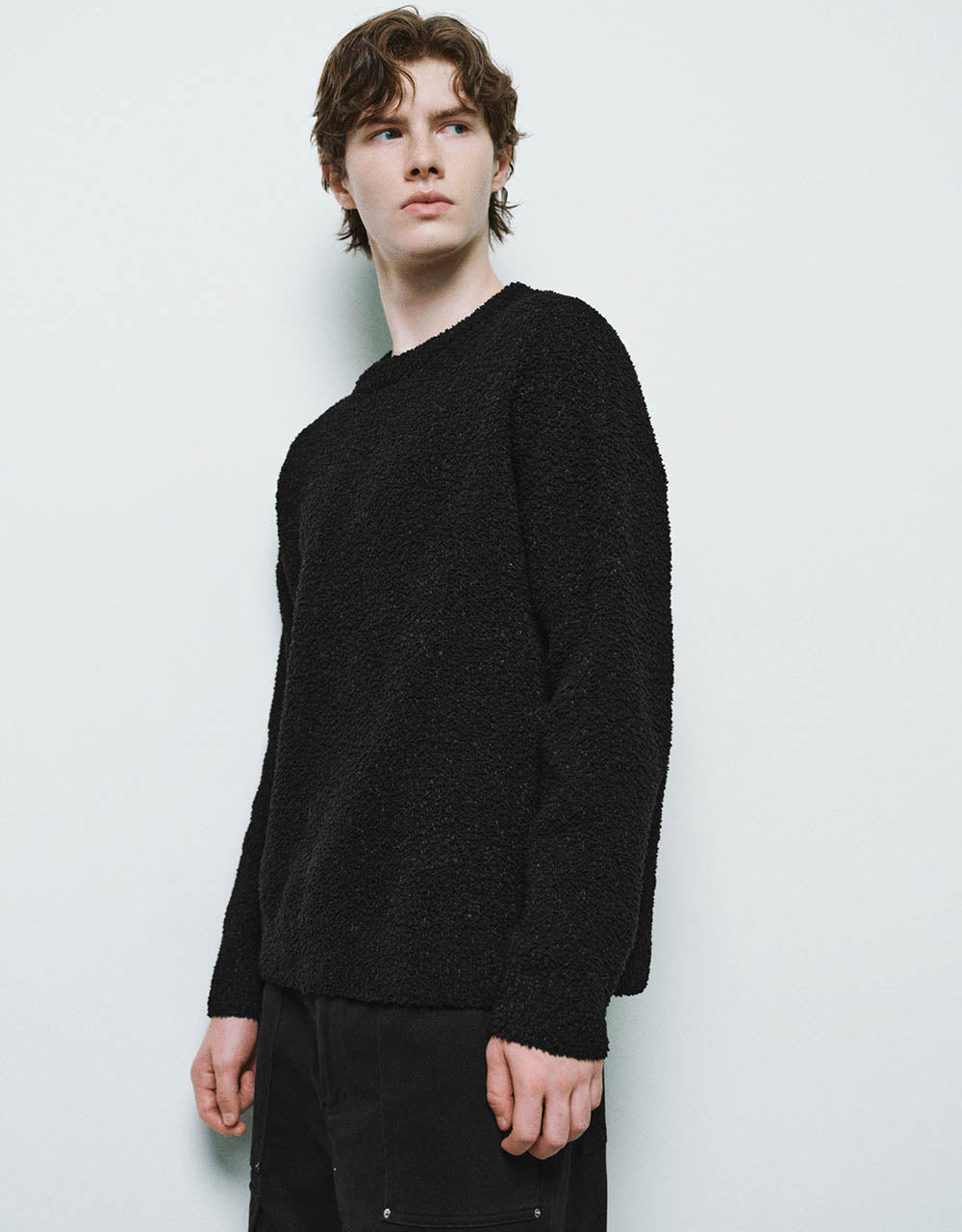 Crew Neck Knitted T-Shirt