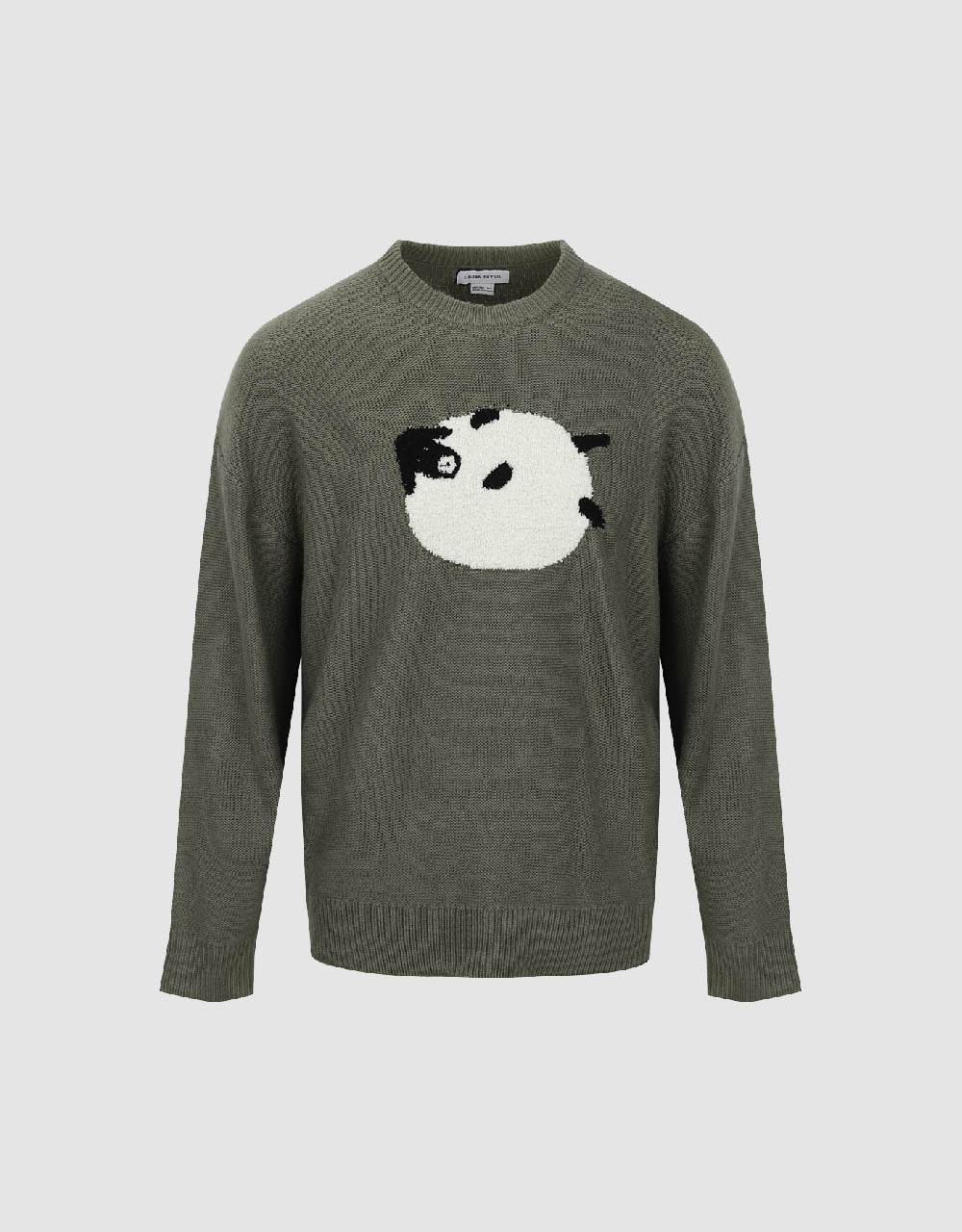 Sheep Embroidered Knitted T-Shirt