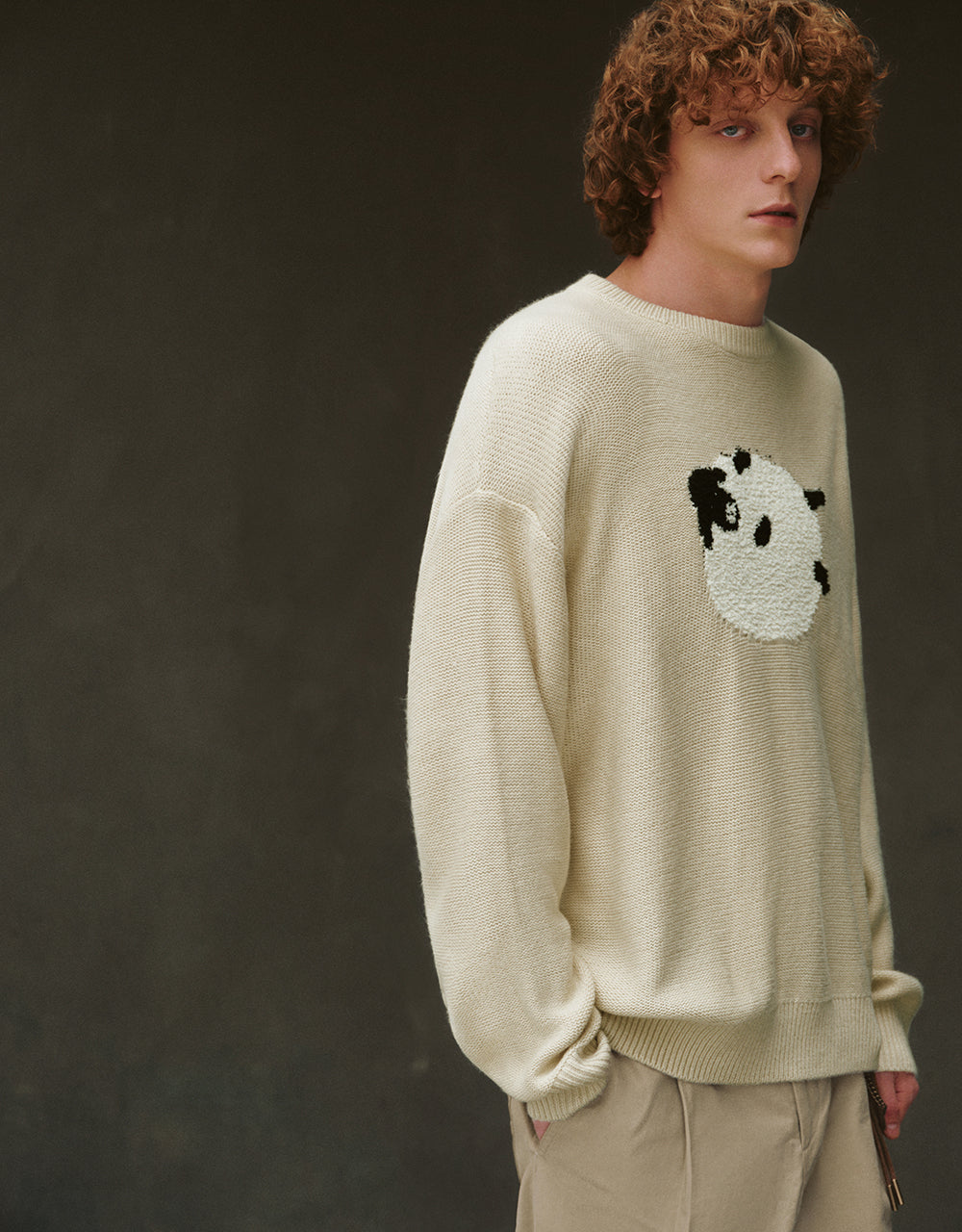 Sheep Embroidered Knitted T-Shirt