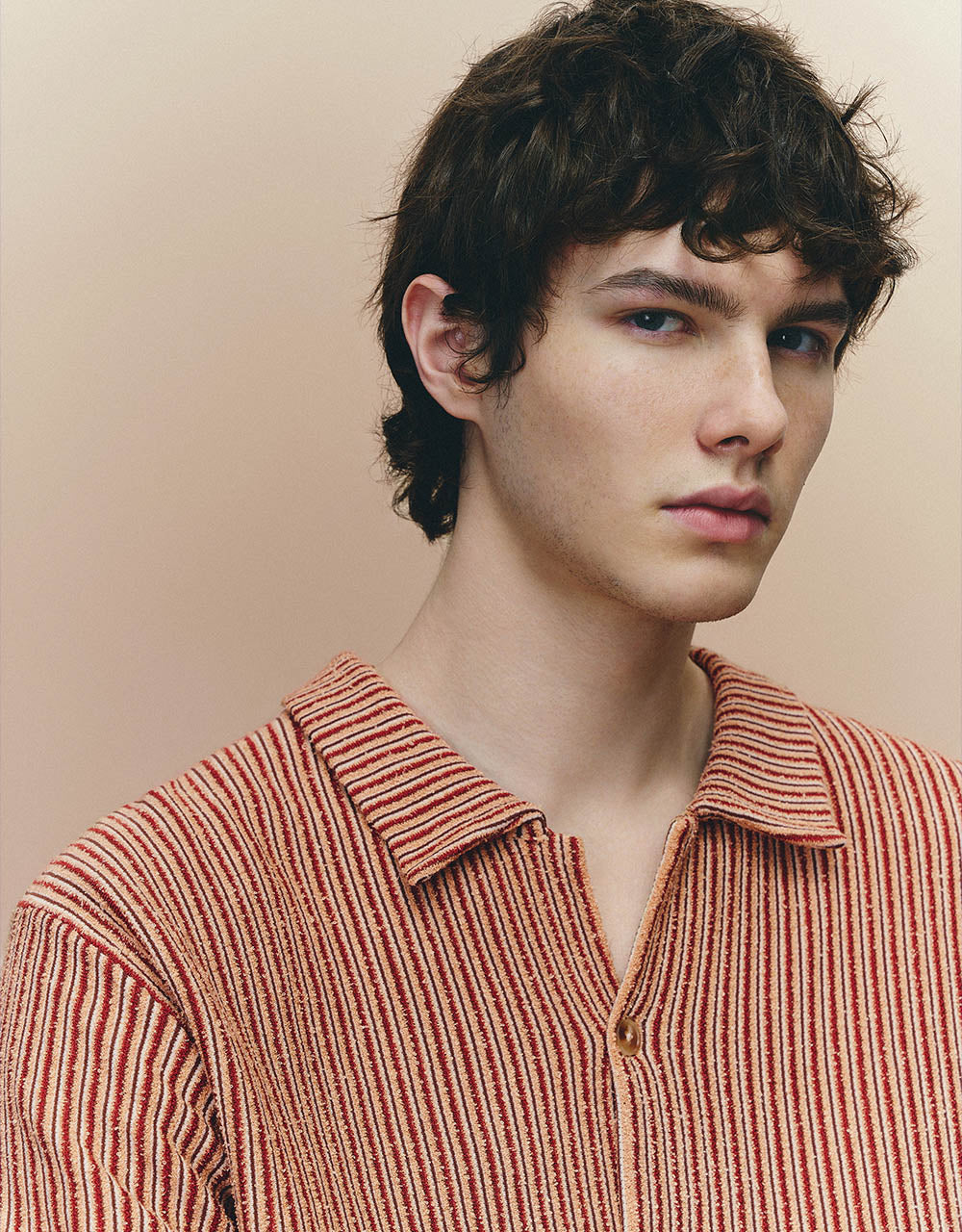 Lapel Knitted T-Shirt