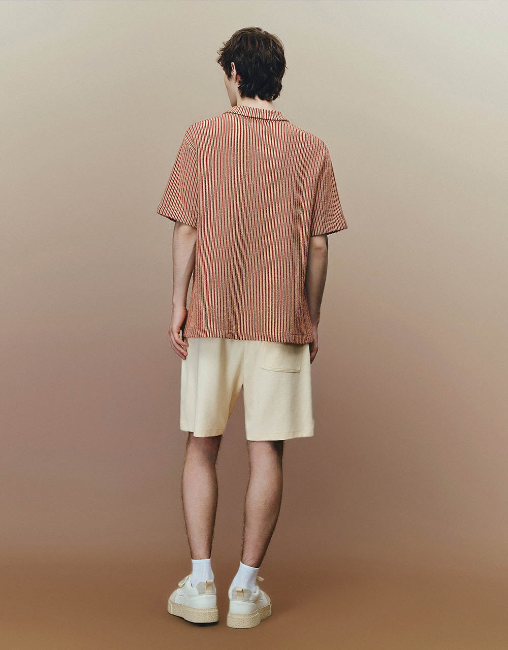 Lapel Knitted T-Shirt