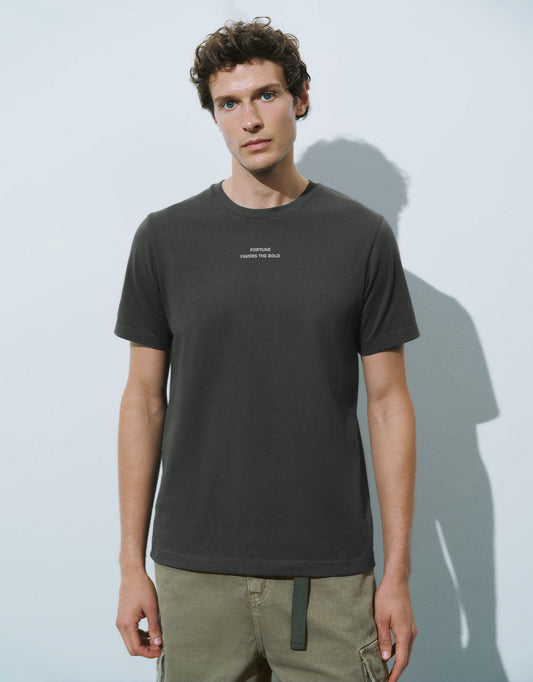 Crew Neck Straight T-Shirt