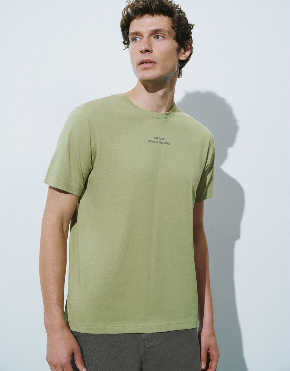 Crew Neck Straight T-Shirt