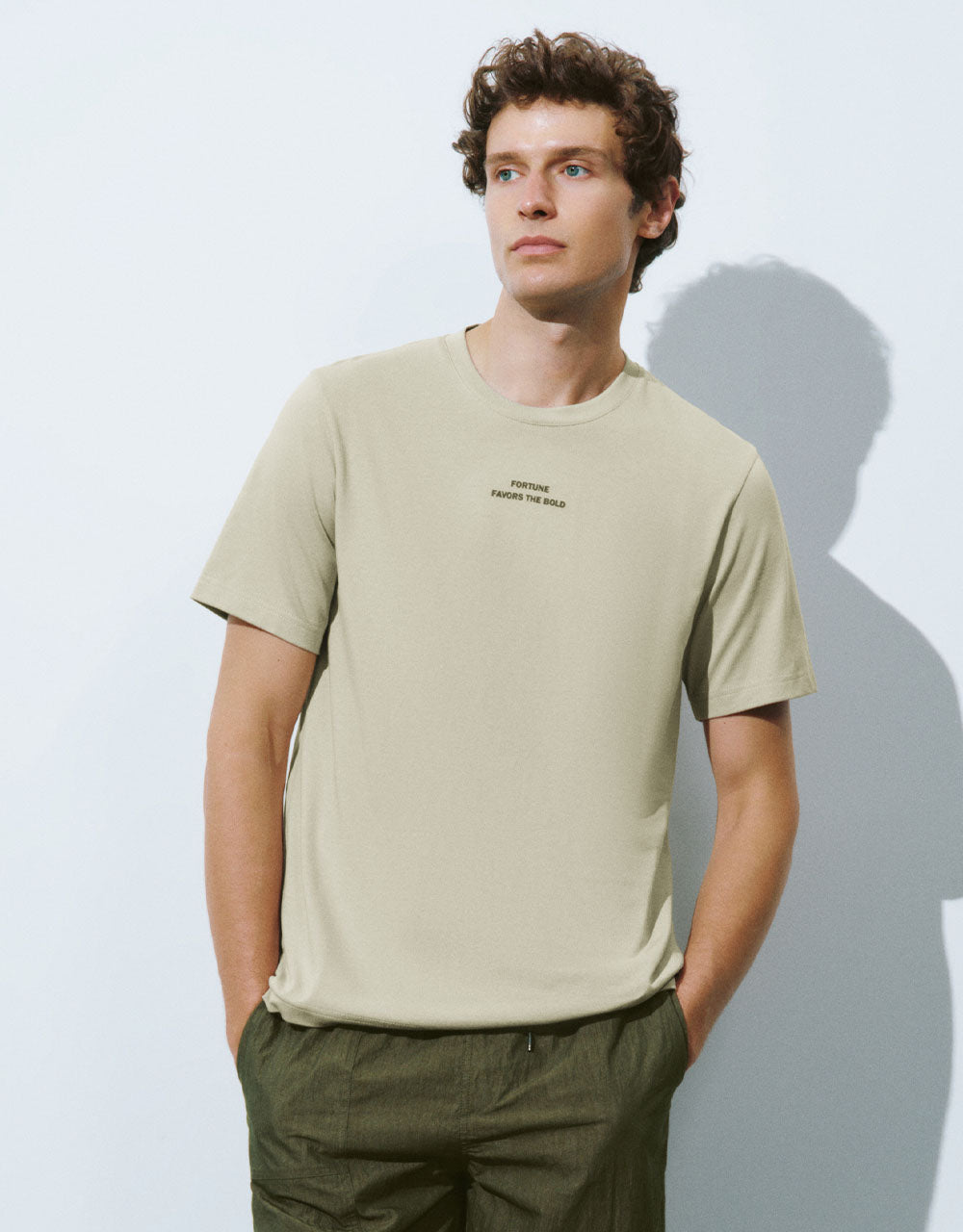 Crew Neck Straight T-Shirt