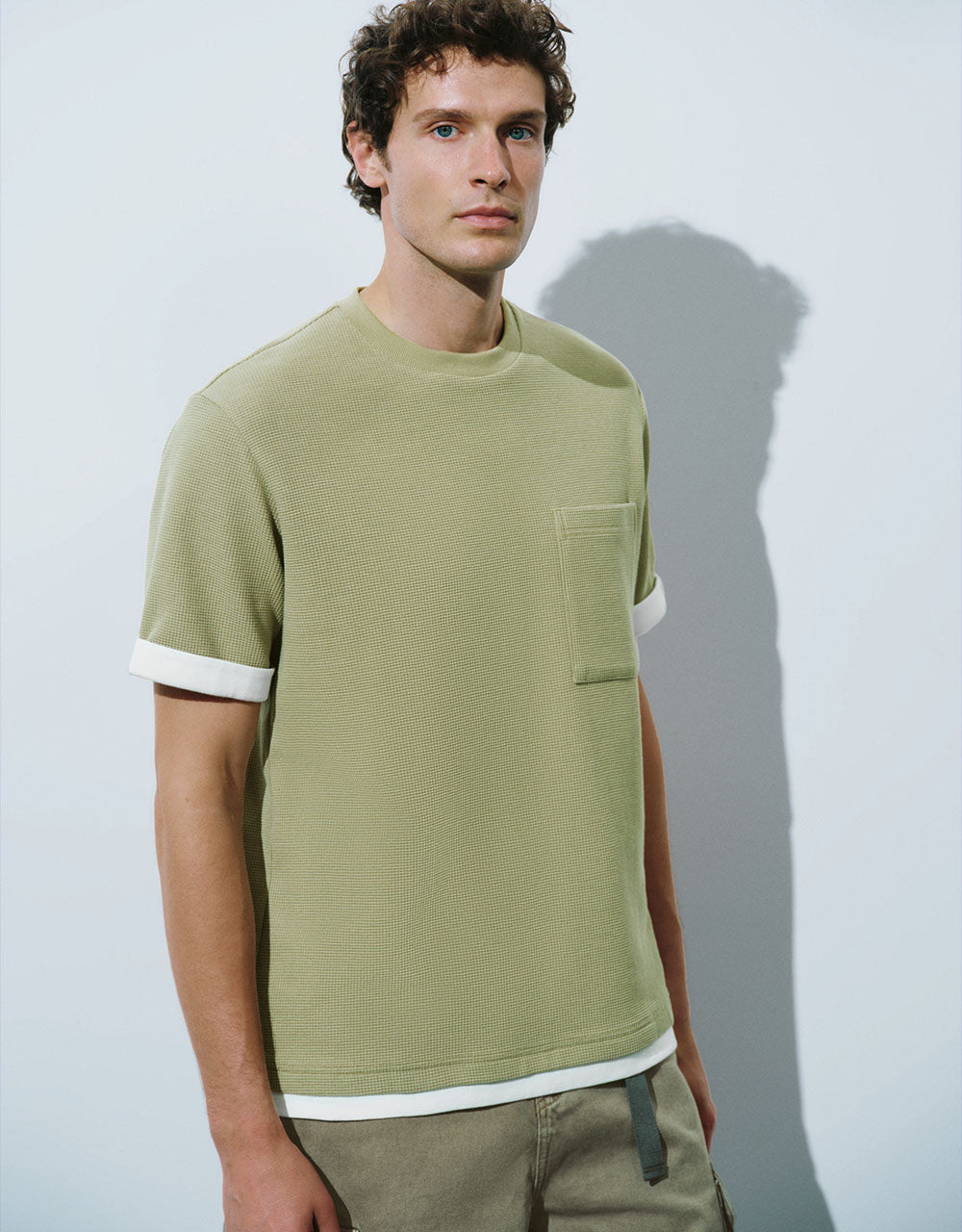 Crew Neck Straight T-Shirt