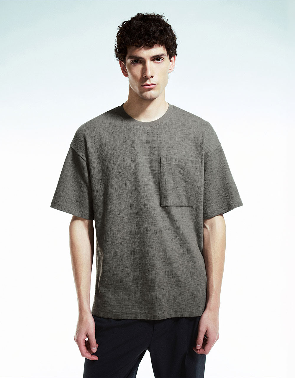 Crew Neck Straight T-Shirt