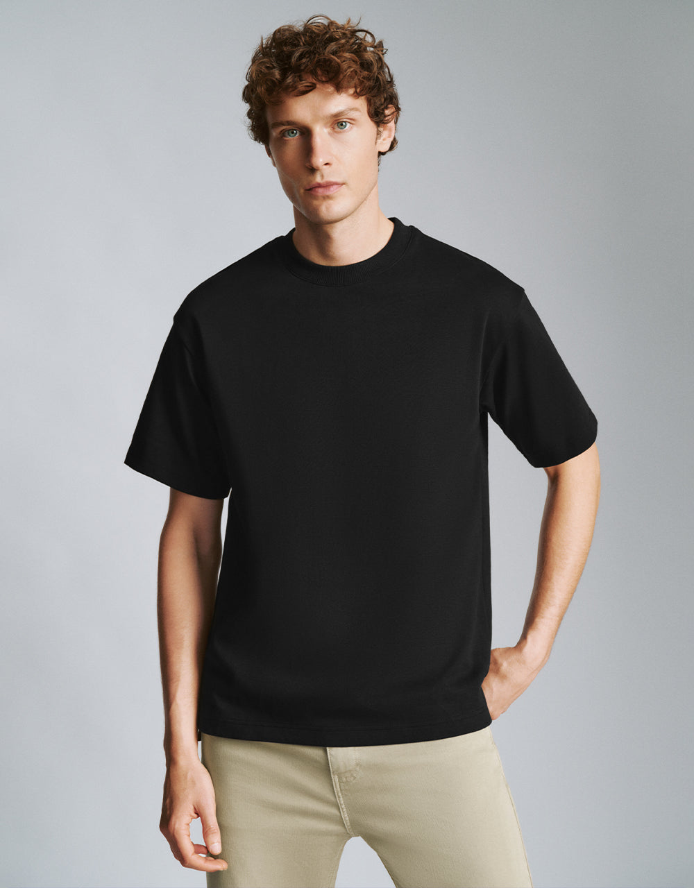 Crew Neck Straight T-Shirt