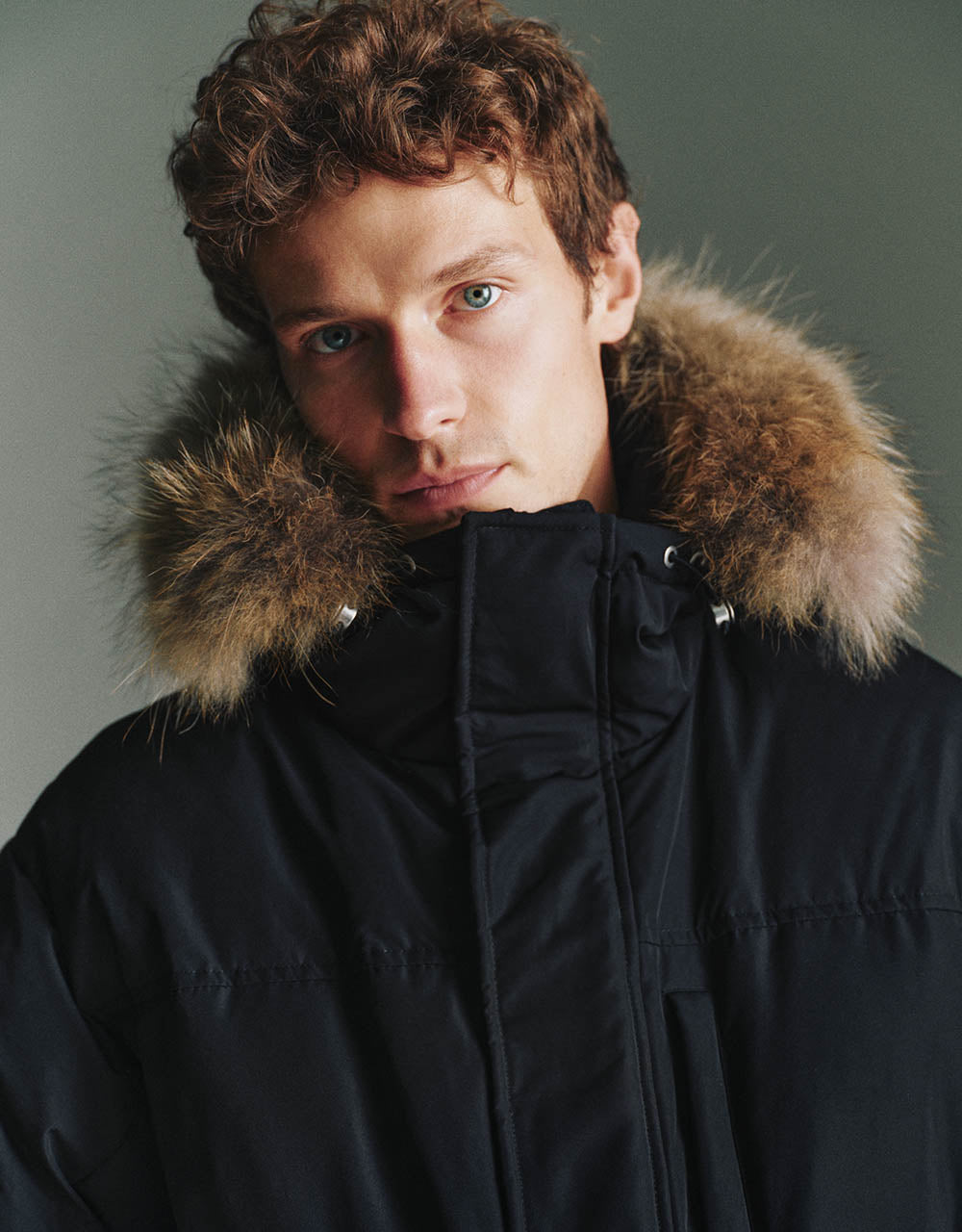 Straight Hooded Down Jacket