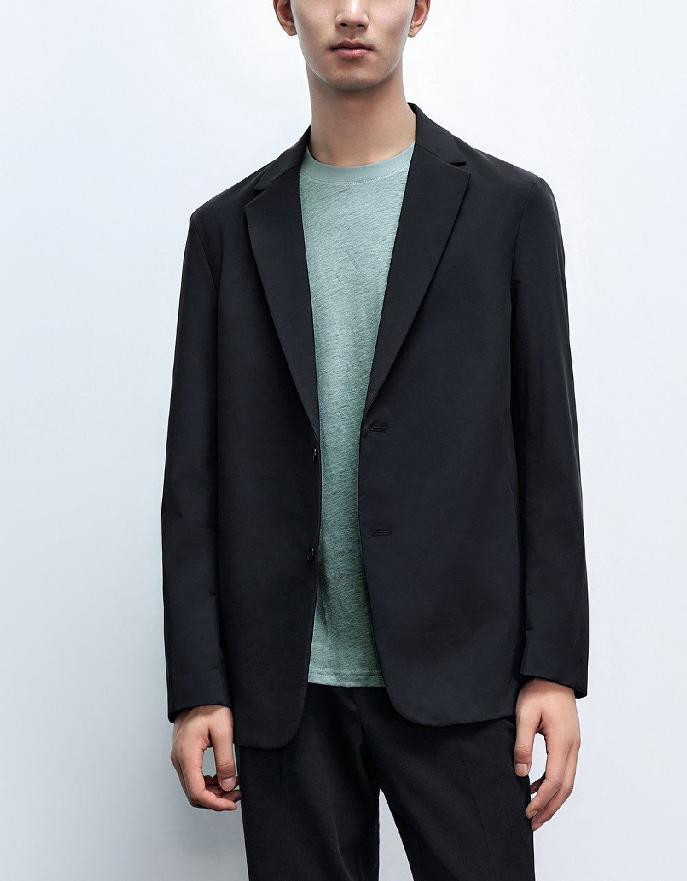 Notch Lapel Tailored Blazer