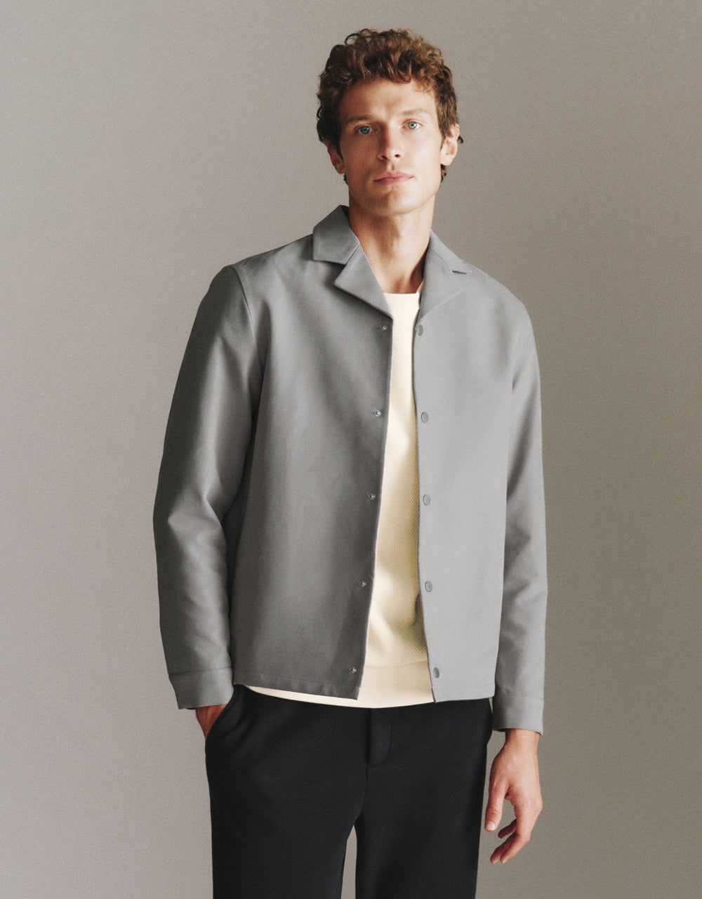 Notch Lapel Straight Jacket