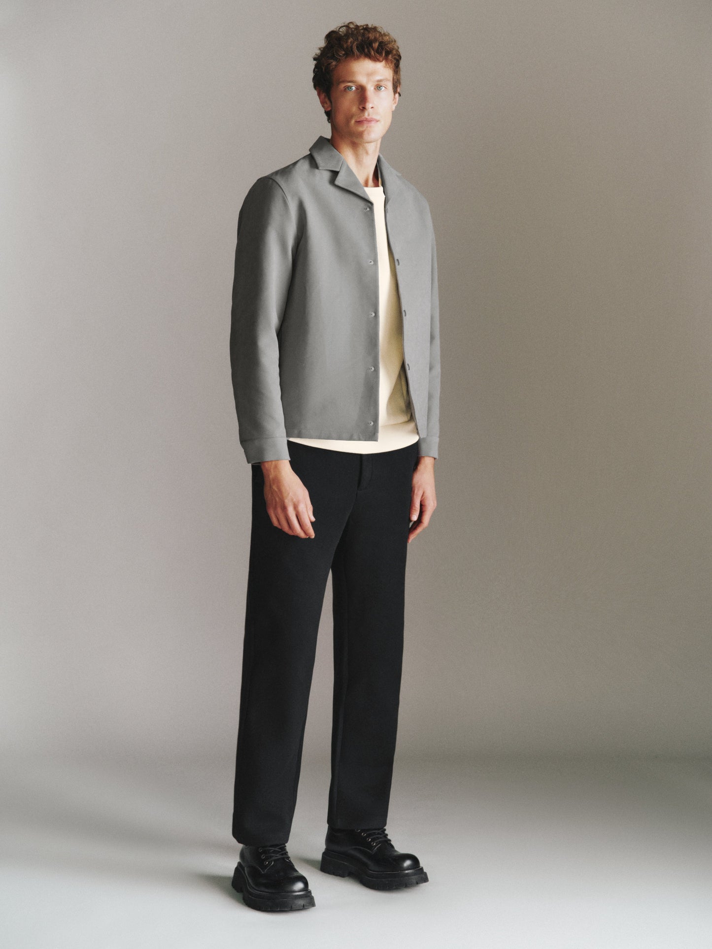 Notch Lapel Straight Jacket