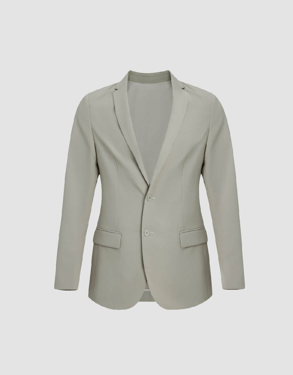 Notch Lapel Straight Blazer