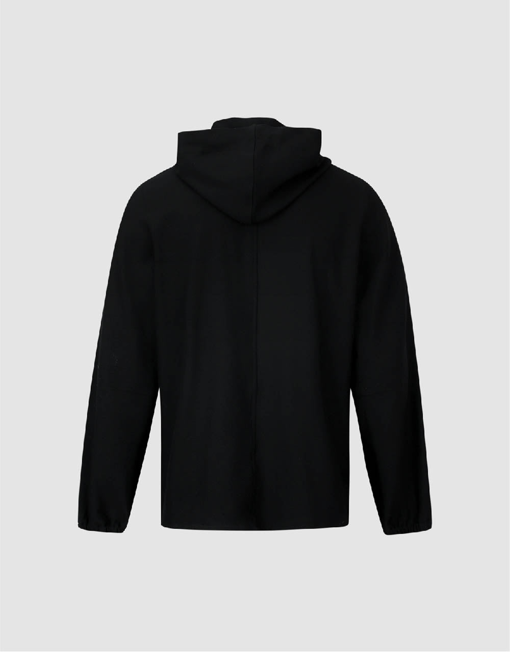 Zipper Front Hooded Jacket