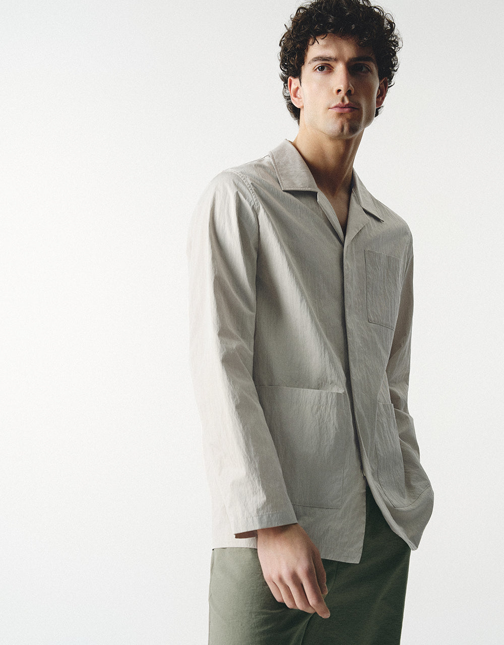 Notch Lapel Straight Jacket