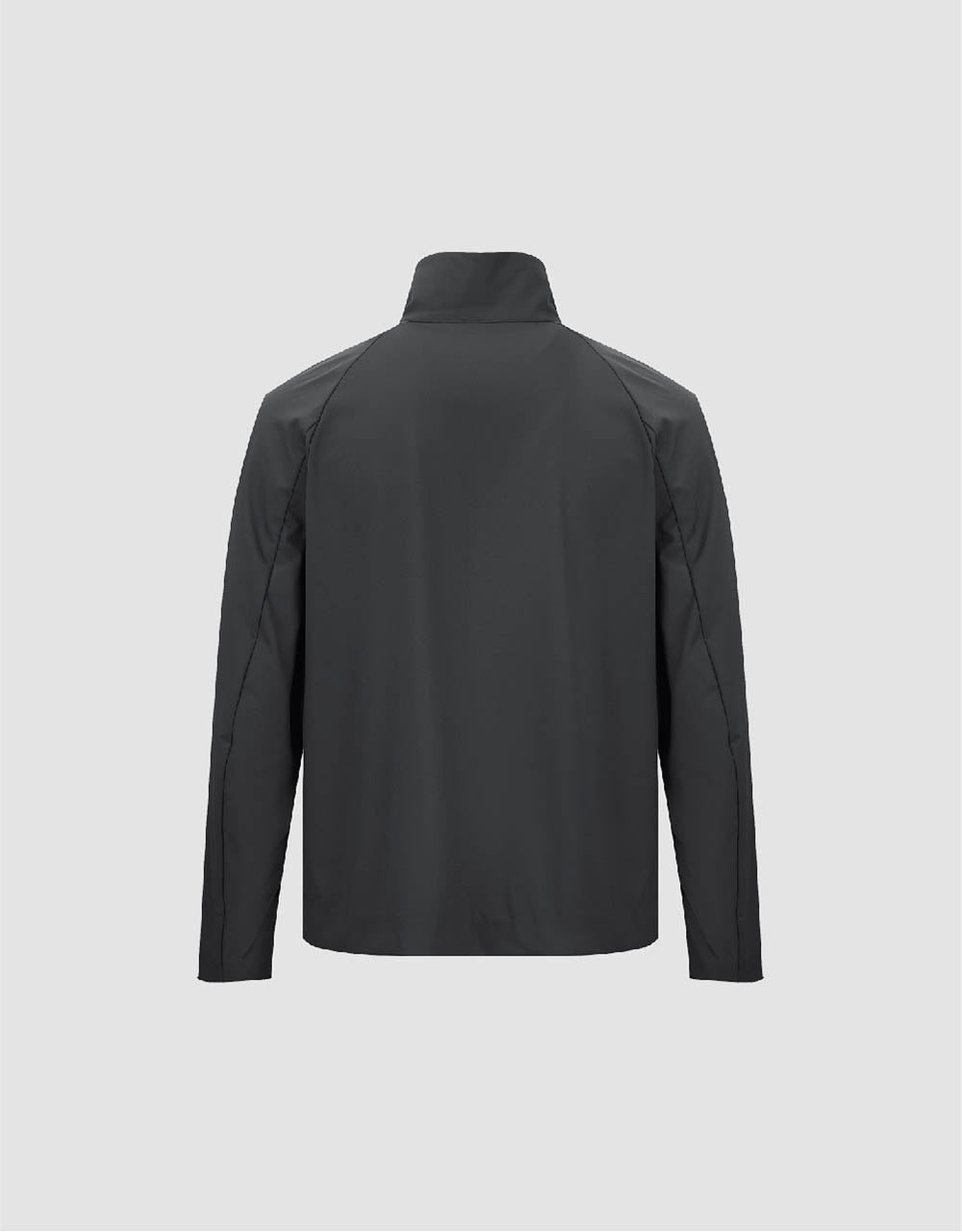 Zipper Front Stand Collar Jacket