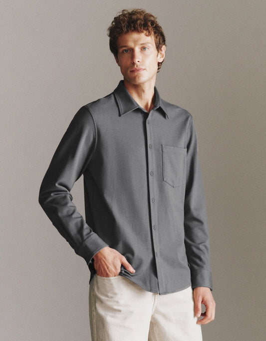 Button Up Loose Shirt